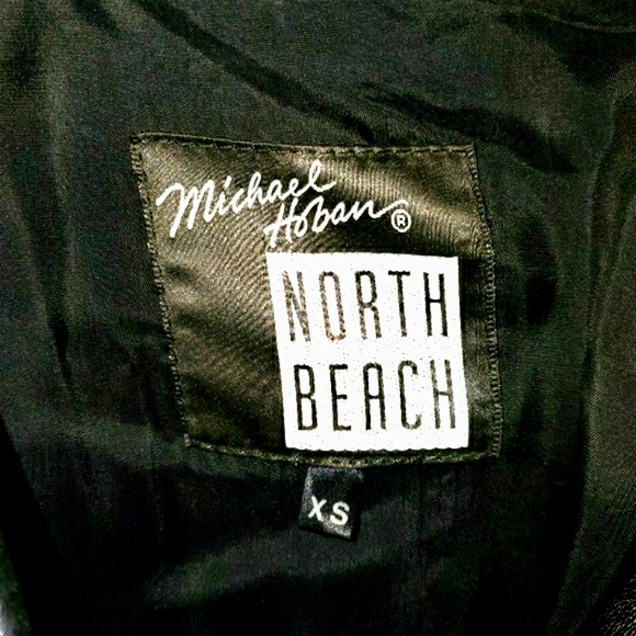 π€VNTG MINT Black Leather Moto Dress by Michael Hoban 4 North Beach Leather π€ - Picture 8 of 13